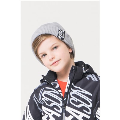 Шапка для мальчика Crockid КВ 20131 серый меланж