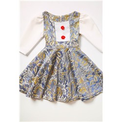 Платье детское праздничное с цветочками арт. 254738