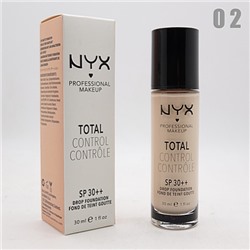 NYX TOTAL CONTROL - №02, тональный крем 30 мл