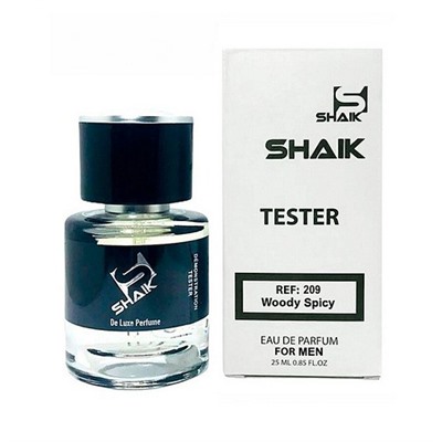 SHAIK TESTER REF: 209 (PACO RABANNE INVICTUS AQUA), тестер парфюмерной воды для мужчин 25 мл