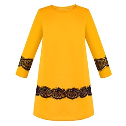 Жёлтое платье для девочки 83032-ДО18