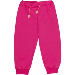 Купить оптом детские  розовые спортивные штаны