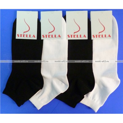 Стелла носки женские укороченные с-420 белые