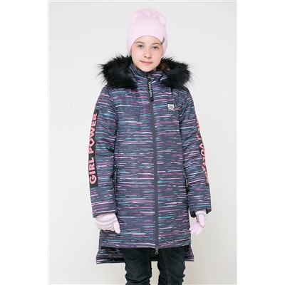 Пальто зимнее для девочки Crockid ВК 38048/н/1 ГР