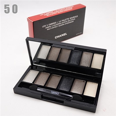 CHANEL LES 5 OMBRES LA PALETTE SOURCILS - №50, тени для век 5 цветов 6 г