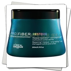 L'Oreal Pro Fiber Restore Восстанавливающая маска для сильно поврежденных волос 200 мл
