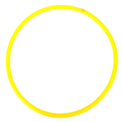 Обруч, диаметр 60 см, цвет желтый У634