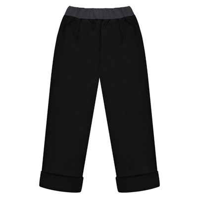 Чёрные брюки для мальчика 75715-МО18