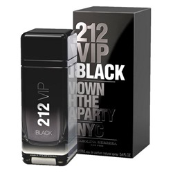 CAROLINA HERRERA 212 VIP BLACK, парфюмерная вода для мужчин 100 мл