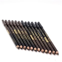 МАК, карандаши двусторонние чёрно-коричневые (12 штук)