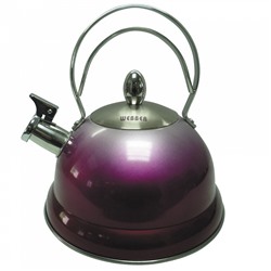 Чайник со свистком 3 л Webber BE-521 розовый