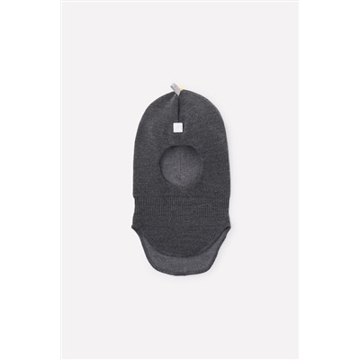 Шапка-шлем для мальчика Crockid КВ 20197 темно-серый меланж