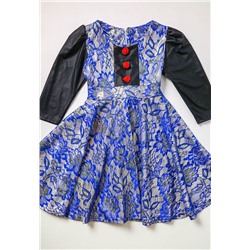 Платье детское праздничное с розочками арт. 254741