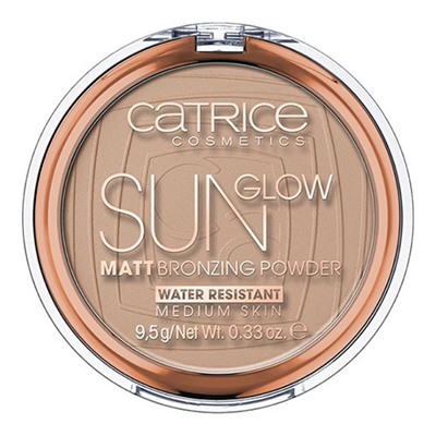 Catrice пудра San Glow matt Bronzing тон 035 средне-бронзовый