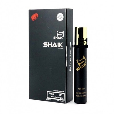 SHAIK MEN 251 (MONTBLANC LEGEND), мужской парфюмерный мини-спрей 20 мл