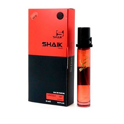 SHAIK UNISEX 197 (TOM FORD TOBACCO VANILLE), парфюмерный мини-спрей унисекс 20 мл