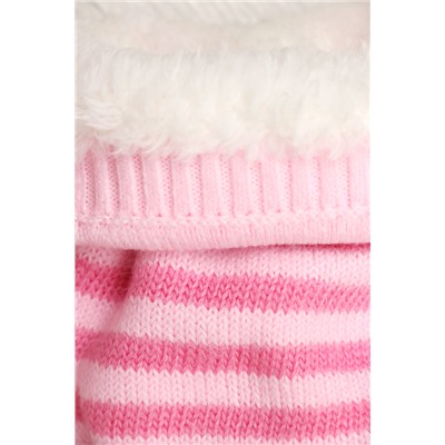 Комплект детский (шапка и шарф) 5199 (розовый)