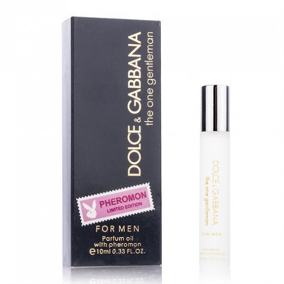 DOLCE & GABBANA THE ONE GENTLEMAN, мужские масляные духи с феромонами 10 мл