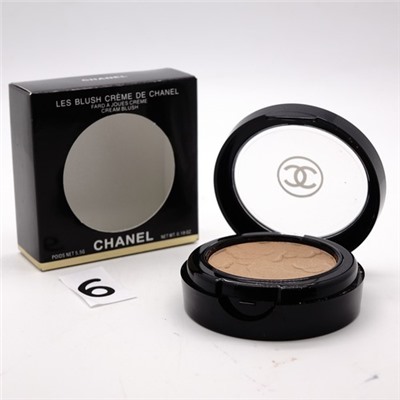 CHANEL LES BLUSH CREME - №6, румяна компактные с гравировкой 5.5 г