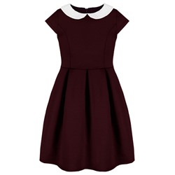 Бордовое школьное платье для девочки 79935-ДШ20