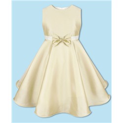 Молочное нарядное платье для девочки 76654-НД15