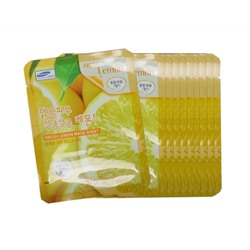 Тканевые маски с экстрактом лимона [3W CLINIC] Fresh Mask Sheet (10 штук)