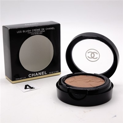 CHANEL LES BLUSH CREME - №4, румяна компактные с гравировкой 5.5 г