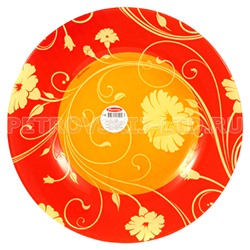 "Serenade Orange" Тарелка мелкая стеклянная д260мм (Россия)