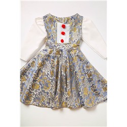 Платье детское праздничное с розочками  арт. 254721