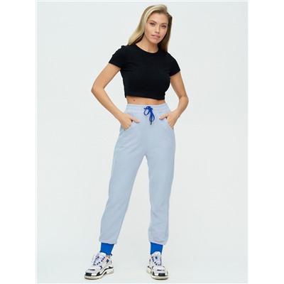 Спортивные брюки женские голубого цвета 1307Gl
