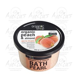 "Organic shop" Соль для ванн "Миндальный персик" 250 мл