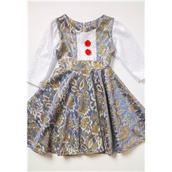 Платье детское праздничное с розочками  арт. 254723