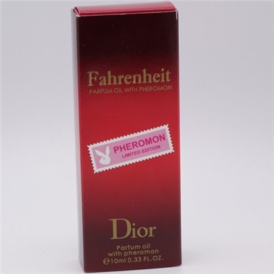 DIOR FAHRENHEIT, мужские масляные духи с феромонами 10 мл