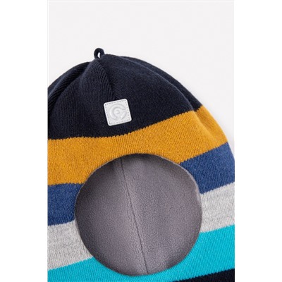 Шапка-шлем для мальчика Crockid КВ 20215/ш темно-синий