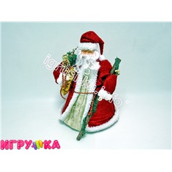 Дед Мороз с деревянным посохом 52-00418-036