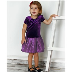 Фиолетовое нарядное платье для девочки 76172-ДН15