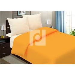 КПБ 1,5 спальный из поплина Апельсиновый мусс