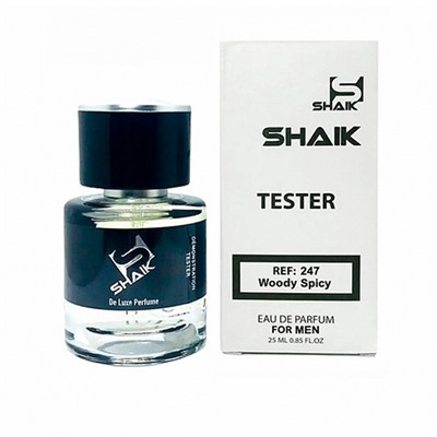 SHAIK TESTER REF: 247 (DOLCE & GABBANA K BY DOLCE & GABBANA), тестер парфюмерной воды для мужчин 25 мл