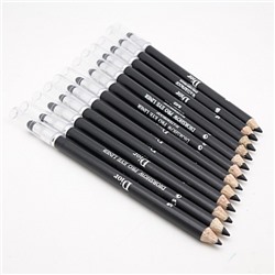 DIOR, карандаши для глаз с растушёвкой чёрные (12 штук)
