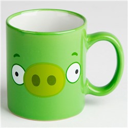 Кружка керамическая "Angry Birds - Зеленая свинка" 300мл 91801