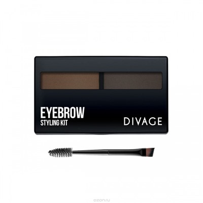 DIVAGE Набор для моделирования бровей "EYEBROW styling kit", тон № 02