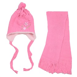 Комплект шапка шарф, детский 45611.29 (розовый)