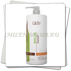 OLLIN Basic Line Шампунь для частого применения с экстрактом листьев камелии Daily Shampoo 750мл