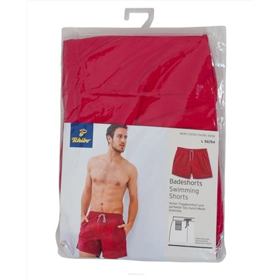 Красные мужские шорты Tchibo для купания №N21