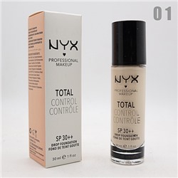 NYX TOTAL CONTROL - №01, тональный крем 30 мл