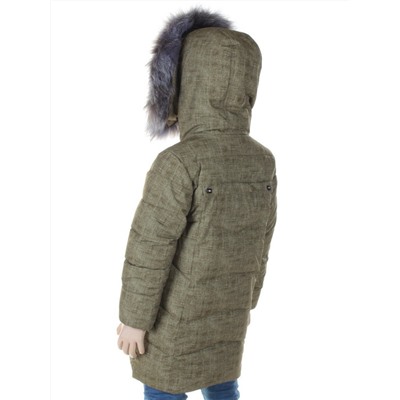 856 Куртка зимняя для девочки MALIYANA размер 4 - рост 104 см