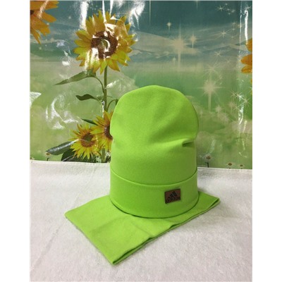 Комплект: шапка с логотипом и снуд (размер: free size) арт. 268810