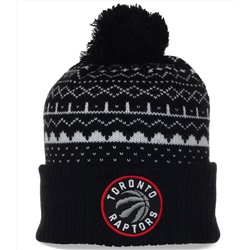 Классная мужская шапка Toronto Raptors. Популярная модель для тепла и ценителей комфорта №4187