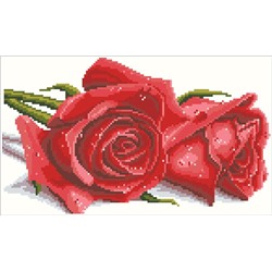 АРМ CF074 "Красные розы лежат", 20х30 см