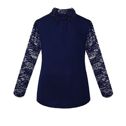 Синяя водолазка (блузка) для девочки 82292-ДШ20
